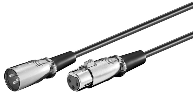 Image of Microconnect XLRMF05 audio cable 0.5 m XLR (3-pin) Black