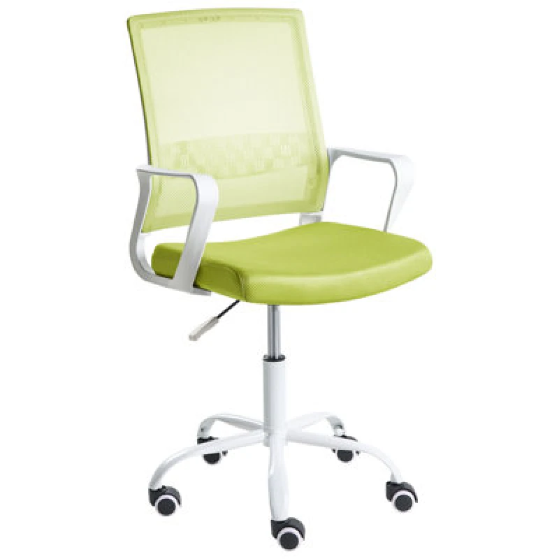 Image of Beliani Traditional Office Chair Ease Lime Green