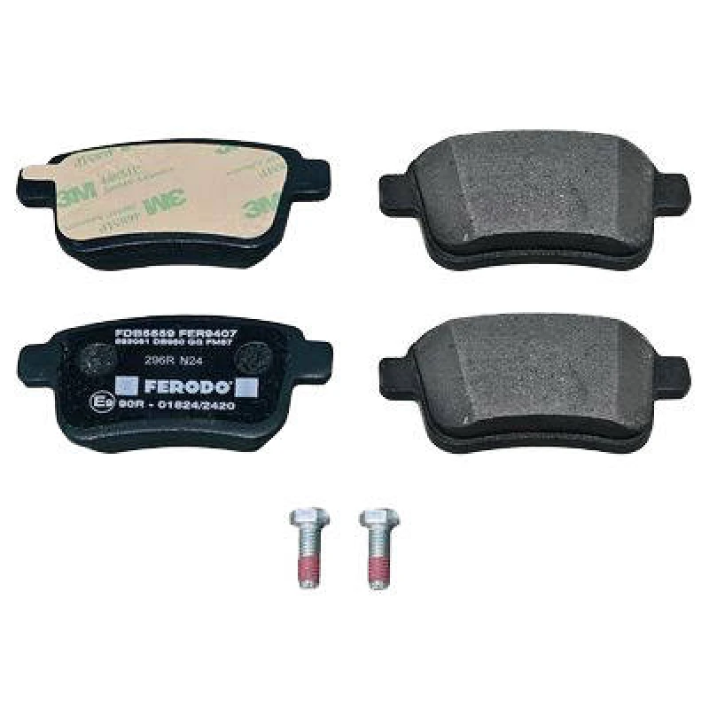 Image of FERODO FDB5559 Brake pad set PREMIER ECO FRICTION not prepared for wear warning indicator, with accessories Brake Pad Set,disc brake (402)