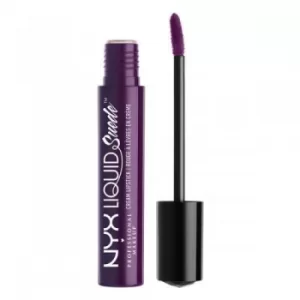 Image of NYX Professional Makeup Liquid Suede Metallic Matte Lipstick Subversive socialite