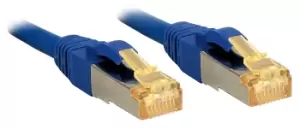 image of Lindy 47276 networking cable Blue 0.5 m Cat7 S/FTP (S-STP)