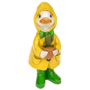 Image of Puddle Duck With Plant Pot Ornament