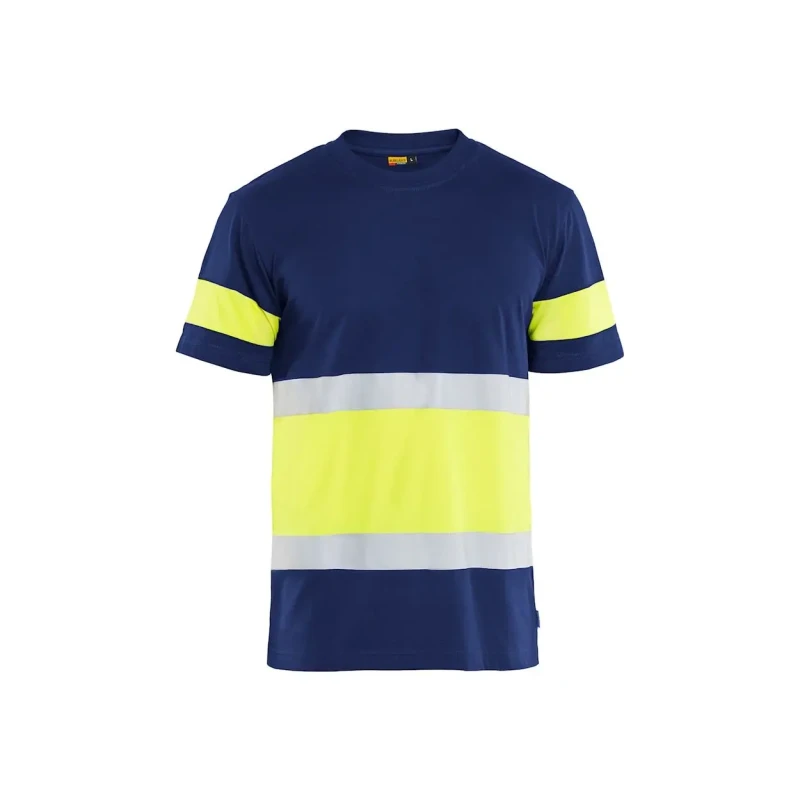 Image of Blaklader High-visibility T-Shirt Blaklader Bleu Male 2XL