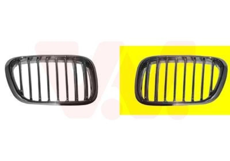 Image of VAN WEZEL Radiator Grille VAN WEZEL 0685511