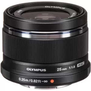 Image of M.Zuiko Digital 25mm f1.8 Lens Black