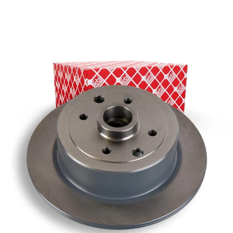 Image of FEBI BILSTEIN 04525 Brake disc Rear Axle, solid, Coated Brake Disc (82)