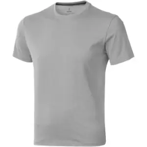 Image of Elevate Mens Nanaimo Short Sleeve T-Shirt (L) (Grey Melange)