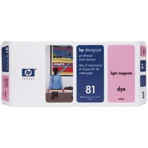 Image of HP 81 Light Magenta Printhead and Printhead Cleaner