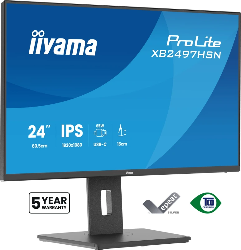 Image of iiyama ProLite XB2497HSN-B1 computer monitor 60.5cm (23.8") 1920