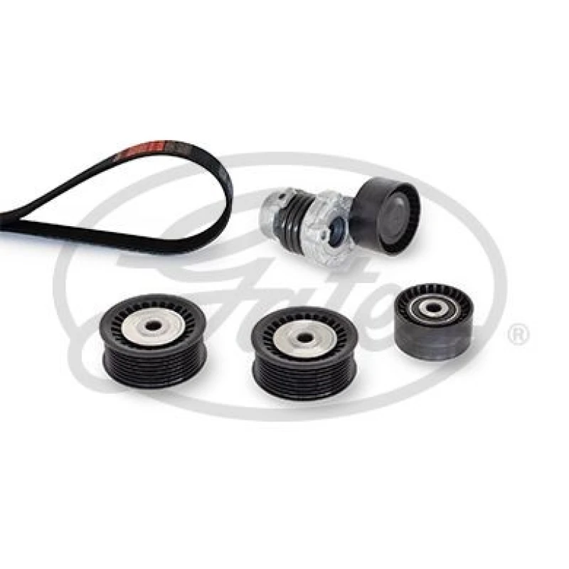 Image of GATES V-Ribbed Belt Set GATES K027PK1600