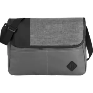 Image of Bullet Offset Convention Messenger (40 x 5 x 30 cm) (Grey/Solid Black) - Grey/Solid Black