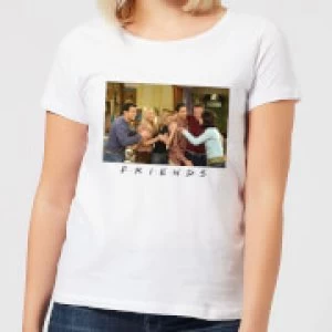 Image of Friends Cast Shot Womens T-Shirt - White