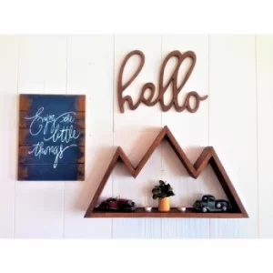 image of Mountain- Walnut Walnut Wall Shelf