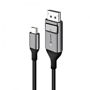 image of Alogic USB-C (Male) to DisplayPort (Male) Cable Ultra Series 4K 60Hz 1m Space Grey