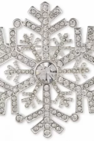 Image of Box Pin Pave Snowflake