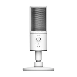 image of Razer Seiren X Mercury Professional-Grade High-Definition Studio Sound USB Digital Condenser Microphone