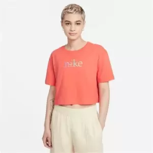 Image of Nike NSW Crop Top Womens - Orange