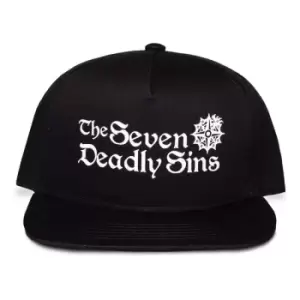 image of The Seven Deadly Sins Snapback Cap Logo