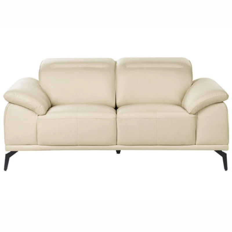 Image of Beliani Sofa 2 Seater Vejen Faux Leather Beige