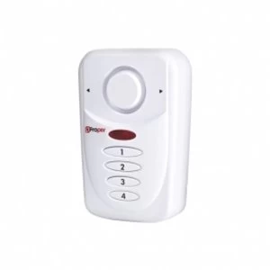 image of Proper Magnetic Contact Window or Door Alarm Keypad Controlled 110dB Siren