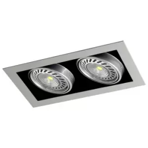 Image of Cristal Record Lighting - Cristal Kardan Tecno 2 lights AR111 aluminum finish