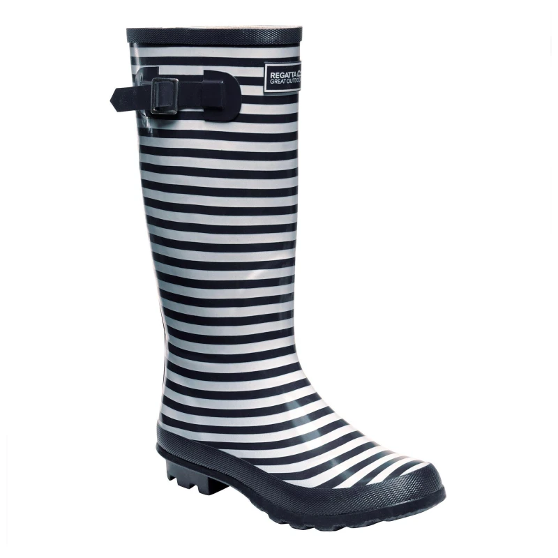 Image of Regatta Lady Fairweather II Wellies Navy/White female 4 (37)