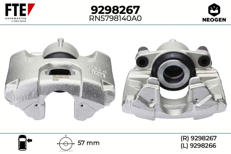 Image of Brake caliper FTE 9298267