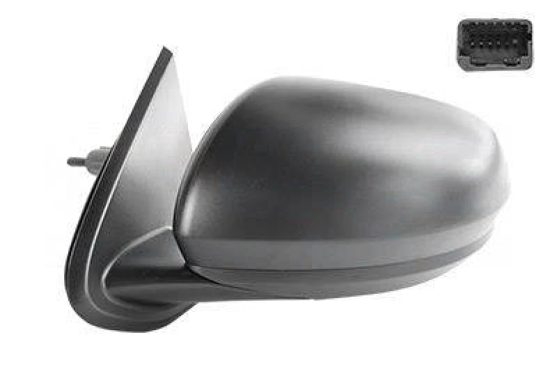 Image of VAN WEZEL 1557805 Wing mirror * HAGUS * Left, black, Heatable Outside Mirror (50)