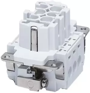 image of Phoenix Contact Hc-B 6-I-Ut-F Rectangular Female Insert, 6Pos, Screw