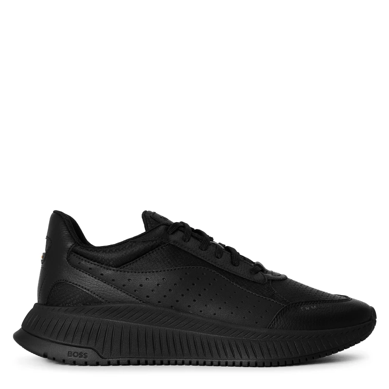Image of Boss Boss Ttnm Evo Runn Ltnymn 10277929 Low-Top Trainers Mens Black male 6 (40)