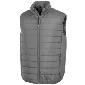 Image of Result Mens Promo Core Padded Body Warmer (XXL) (Grey)