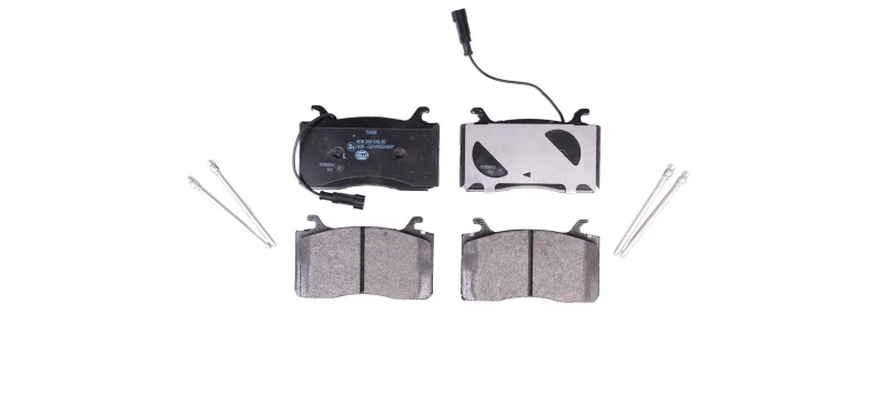 Image of HELLA Brake pad set HELLA 8DB 355 039-301