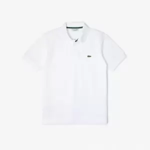 image of L1221 Polo Shirt with Embroidered Logo in Organic Cotton Pique and Regular Fit