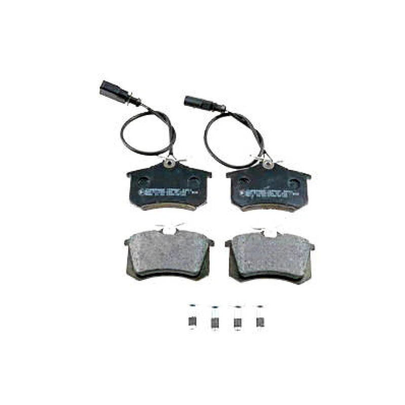 Image of ZIMMERMANN 24211.170.2 Brake pad set Rear Axle, incl. wear warning contact, Photo corresponds to scope of supply, with bolts/screws Brake Pad Set,dis