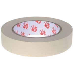Image of 5 Star Office 25mm x 25m Crepe Paper Masking Tape Pack of 6