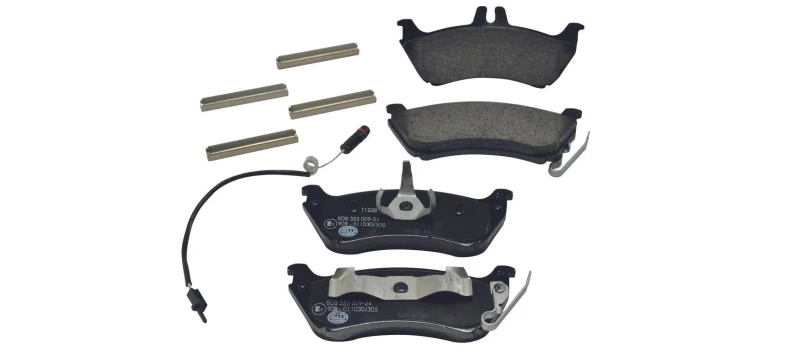 Image of HELLA Brake pad set HELLA 8DB 355 009-241