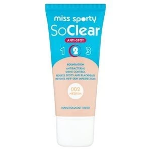 Miss Sporty So Clear Foundation Medium Nude