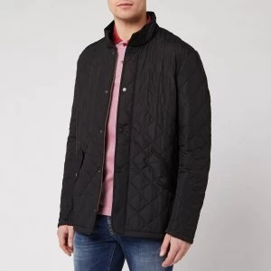 image of Barbour Heritage Mens Chelsea Sportsquilt Jacket - Black - L