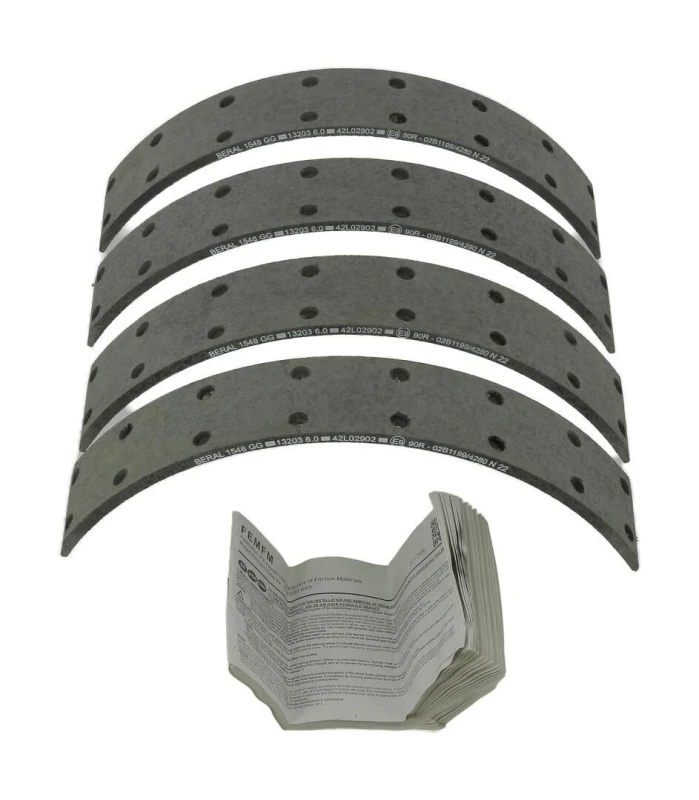Image of Brake Lining Kit, drum brake BERAL KBL13203.0-1548