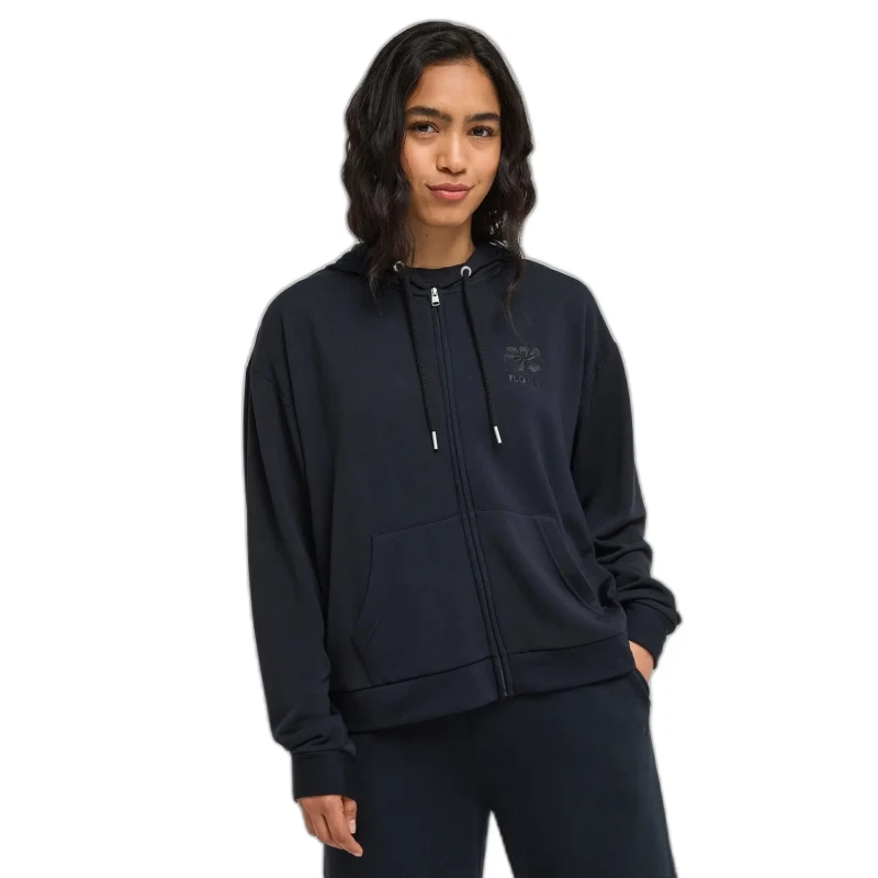 Image of Roxy Womens zip-up hoodie Roxy Surfing By Daylight Bleu Female L