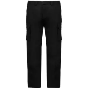 Image of Kariban Adults Unisex Multi-Pocket Cargo Trousers (32R) (Dark Navy) - Dark Navy