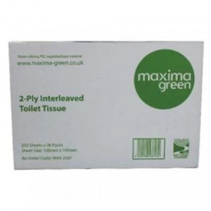 Image of Maxima Toilet Tissue 2Ply 250Sheet (Pack 36)