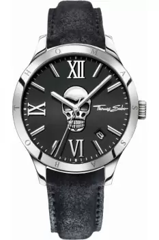 image of Mens Thomas Sabo Rebel Icon Watch WA0210-218-203-43MM