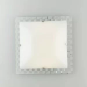 Image of Fan Europe GLAMOUR LED Semi Flush Light White 2800lm 4000K 45x45cm