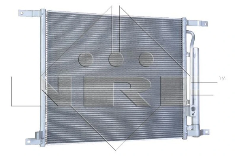 Image of NRF 35931 Condenser EASY FIT, with seal ring, with nitrogen filling Aluminium Condenser,air conditioning (448)