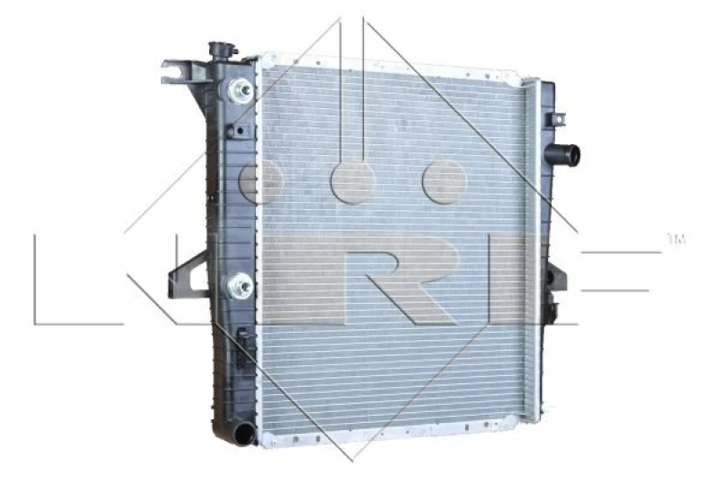 Image of NRF 56044 Engine radiator Brazed cooling fins, Aluminium, with rubber grommet Aluminium Radiator,engine cooling (470)