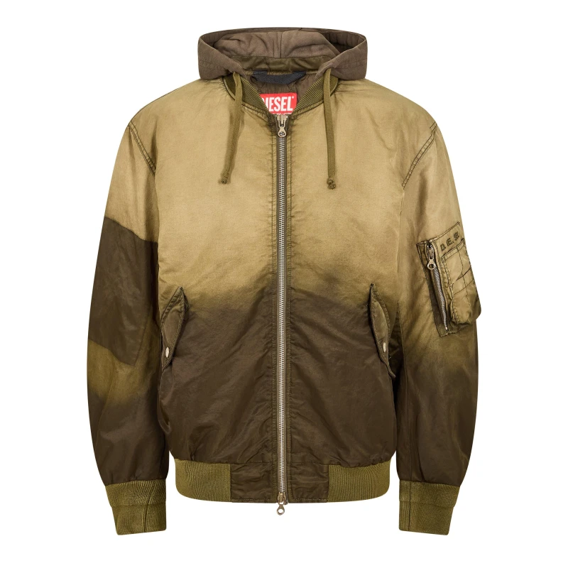 Image of Diesel Mens Bomber Jacket Ivy Green male S (46)