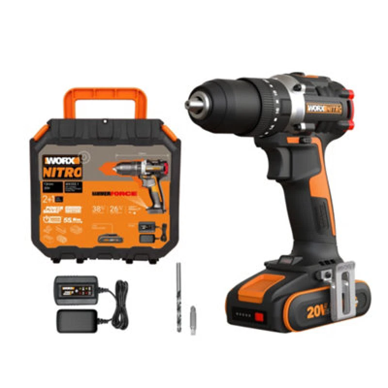 Image of Worx Worx WX355.1 Cordless Impact Drill - 20V