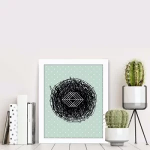 Image of BCT-051 Multicolor Decorative Framed MDF Painting