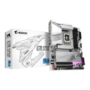 image of Gigabyte Intel Z790 AORUS ELITE AX ICE PCIe 5.0 ATX Motherboard